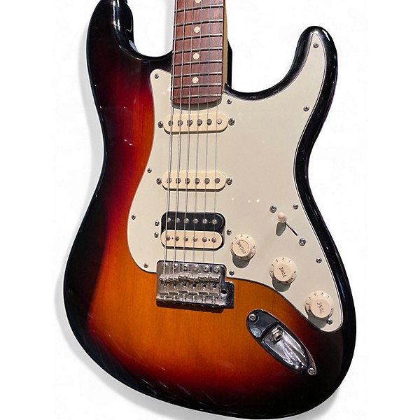 Used Fender American Professional Standard Stratocaster HSS Vintage Sunburst Solid Body Electric Guitar