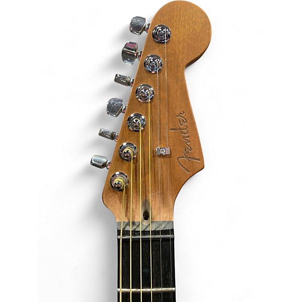 Used Fender American Acoustasonic Jazzmaster Tungsten Acoustic Electric Guitar