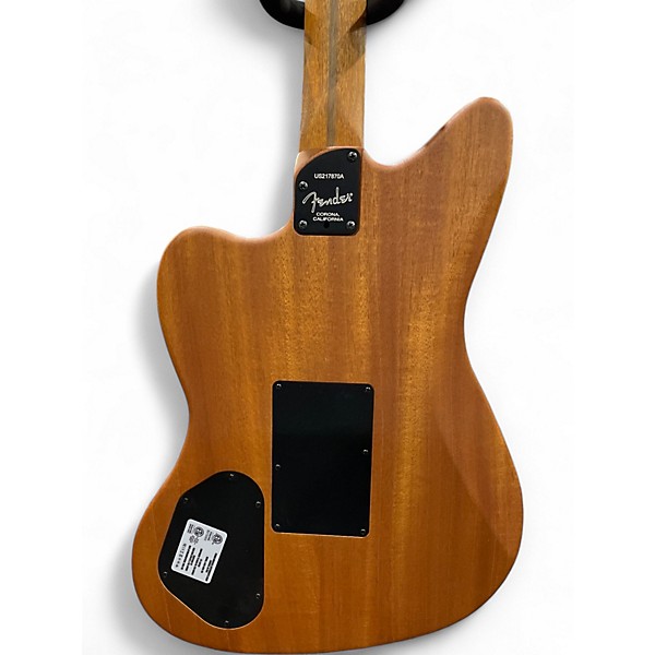 Used Fender American Acoustasonic Jazzmaster Tungsten Acoustic Electric Guitar