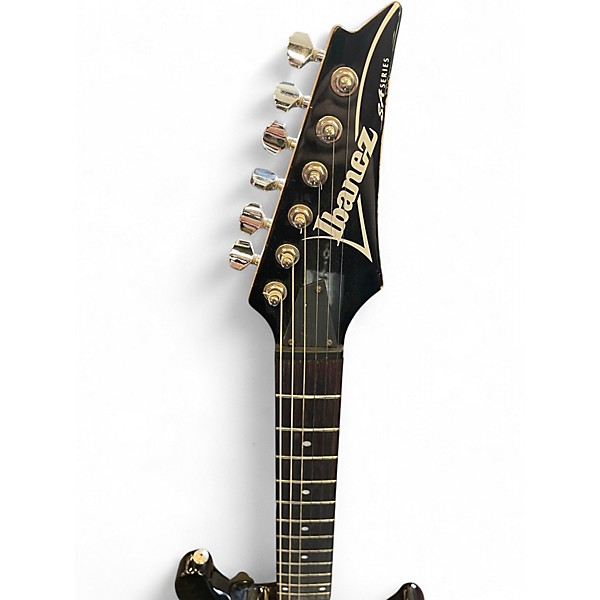 Used Ibanez sa160QM Transparent Gray Solid Body Electric Guitar