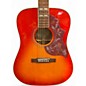 Used Epiphone HUMMINGBIRD STUDIO Faded Cherry Acoustic Electric Guitar