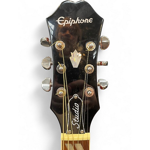 Used Epiphone HUMMINGBIRD STUDIO Faded Cherry Acoustic Electric Guitar