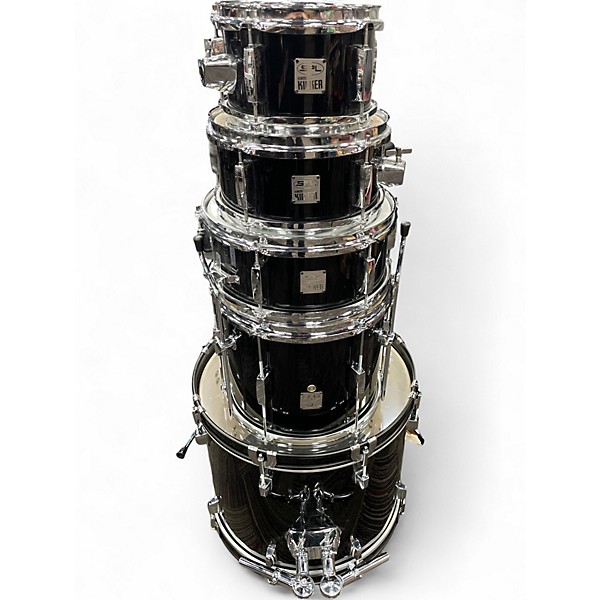 Used Sound Percussion Labs 5 Piece Junior Kicker W/Hardware and Cymbals Black Drum Kit