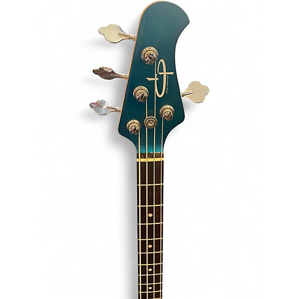 Used OLP MM2 Blue Electric Bass Guitar