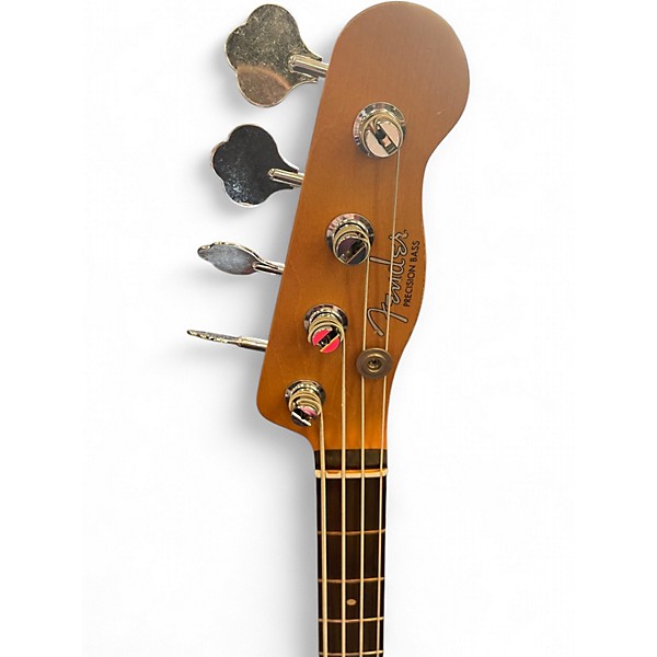 Used Fender Mike Dirnt Road Worn Precision Bass White Electric Bass Guitar