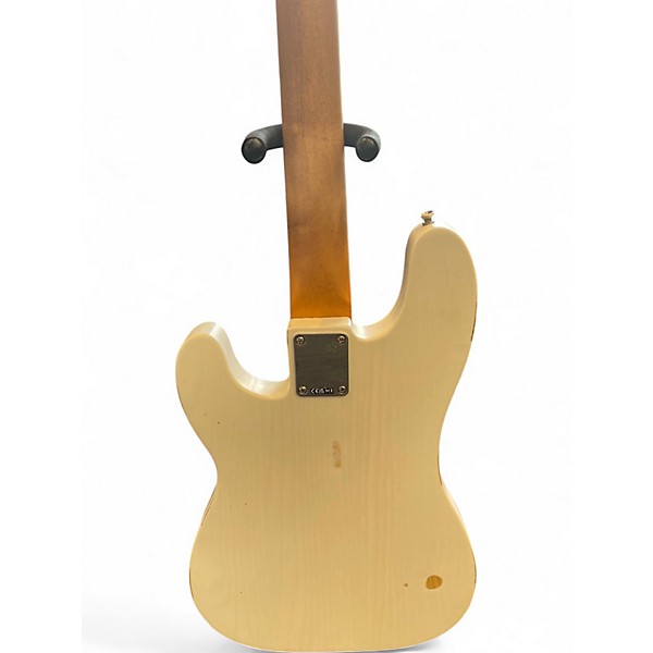 Used Fender Mike Dirnt Road Worn Precision Bass White Electric Bass Guitar