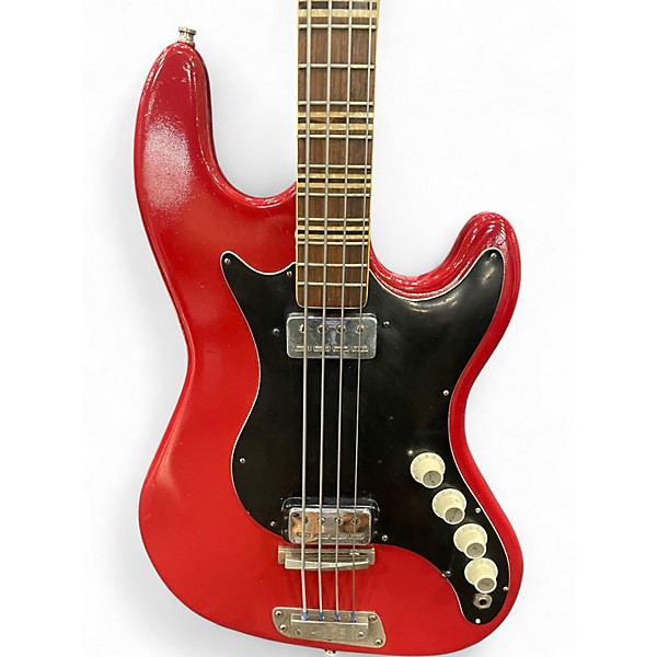 Vintage 1961 Hofner 185 Artist Wine Red Electric Bass Guitar