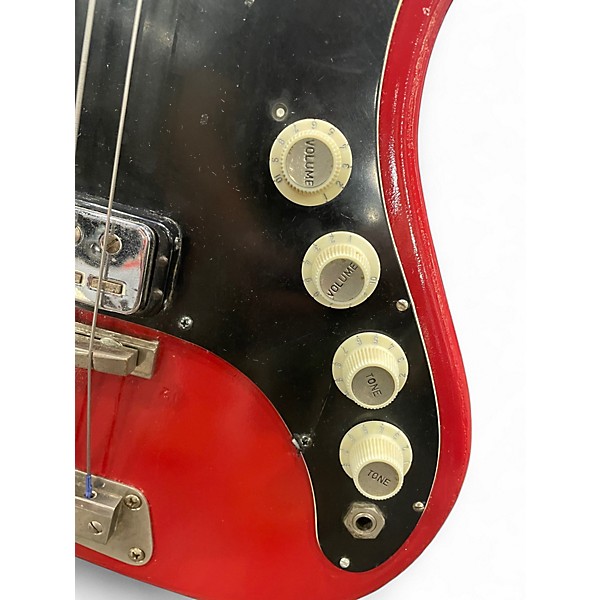 Vintage 1961 Hofner 185 Artist Wine Red Electric Bass Guitar