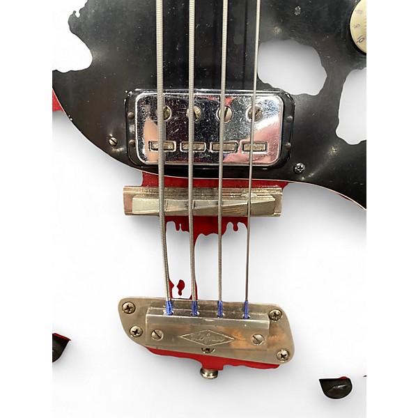 Vintage 1961 Hofner 185 Artist Wine Red Electric Bass Guitar