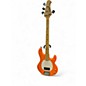 Used Sterling by Music Man Stingray Intro Series Orange Electric Bass Guitar thumbnail