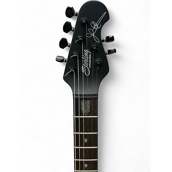 Used Sterling by Music Man jp60 Stealth Black Solid Body Electric Guitar