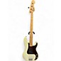 Used Fender Standard Precision Bass Olympic White Electric Bass Guitar thumbnail
