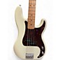 Used Fender Standard Precision Bass Olympic White Electric Bass Guitar