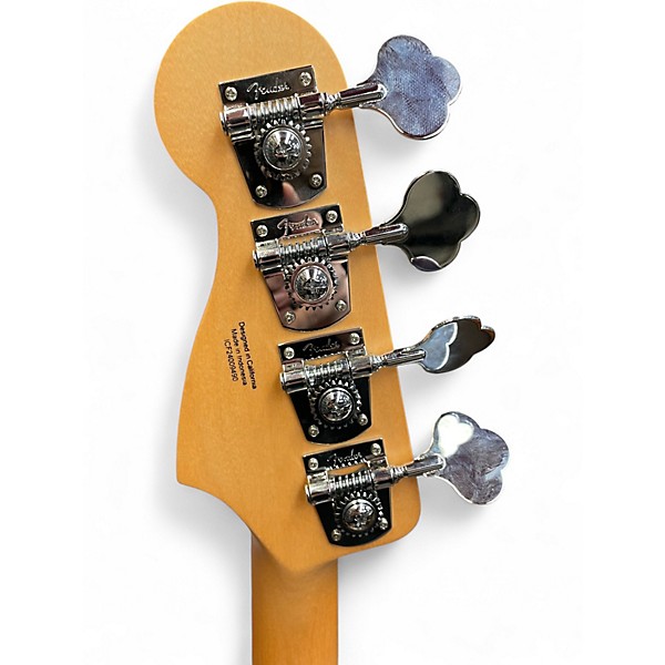 Used Fender Standard Precision Bass Olympic White Electric Bass Guitar