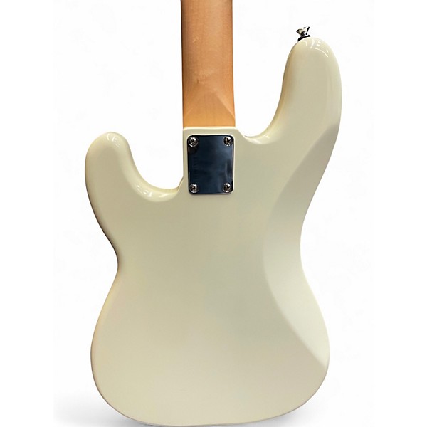 Used Fender Standard Precision Bass Olympic White Electric Bass Guitar