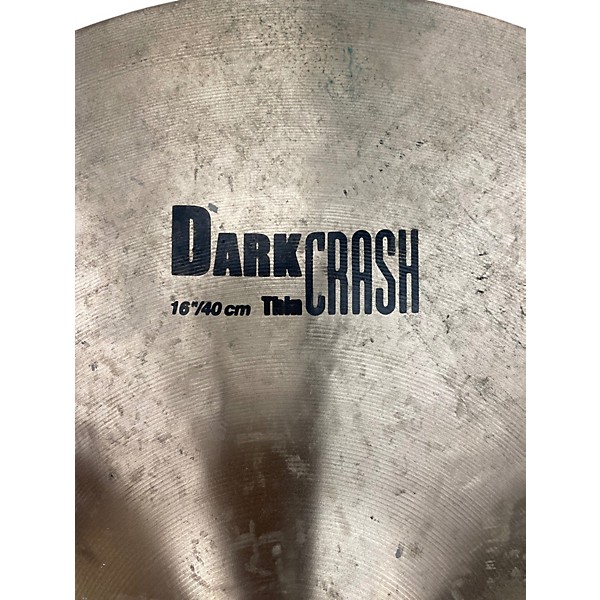 Used Zildjian 16in K Thin Dark Crash Cymbal