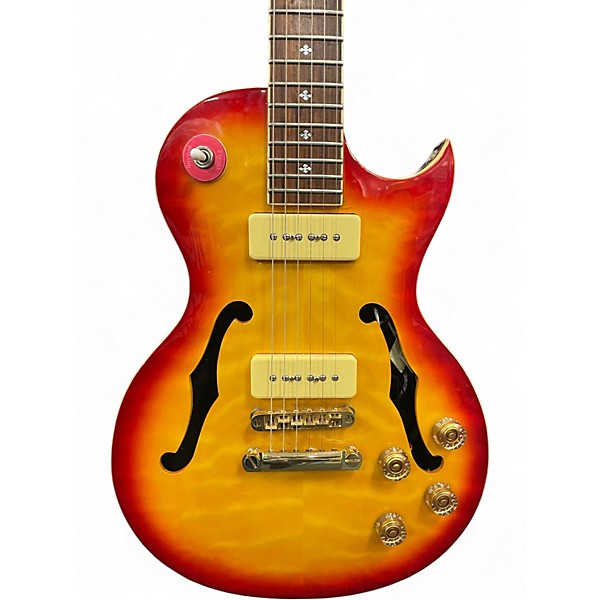 Used Xaviere PRO560 2 Color Sunburst Hollow Body Electric Guitar