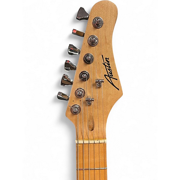 Used Austin S STYLE Seafoam Green Solid Body Electric Guitar