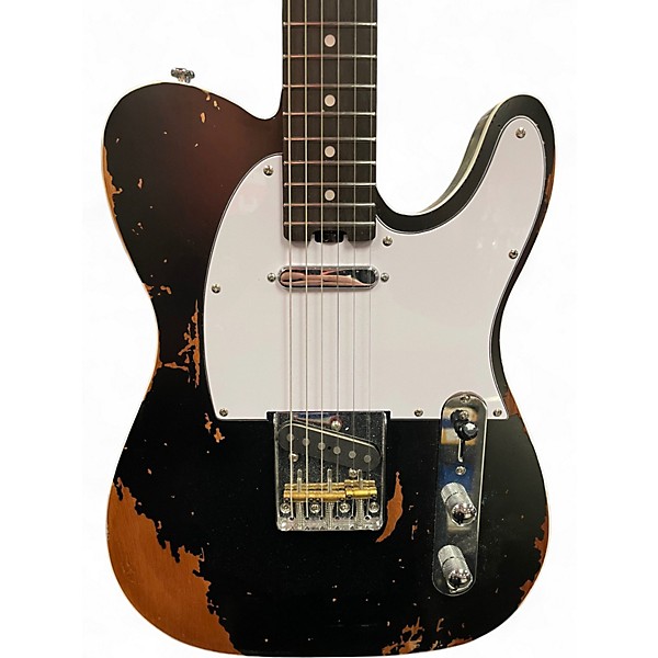 Used Kgd T STYLE  Black Solid Body Electric Guitar