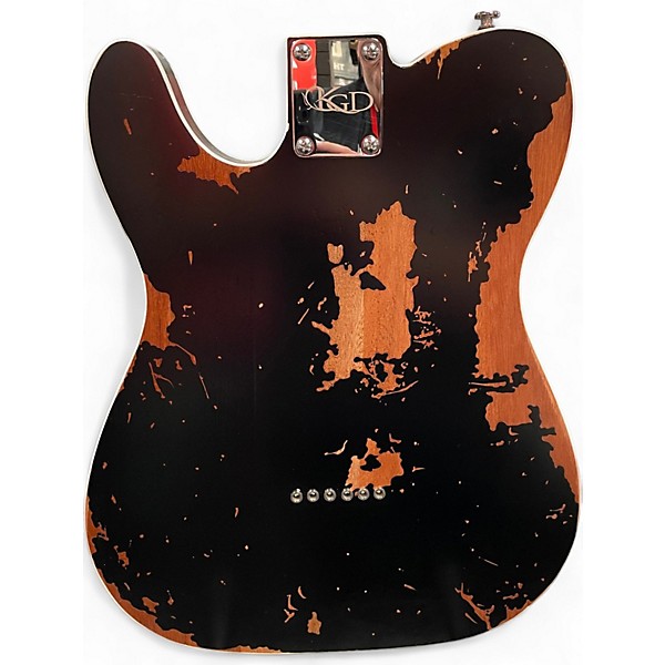 Used Kgd T STYLE  Black Solid Body Electric Guitar