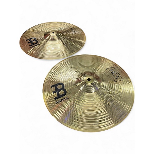 Used MEINL 14in HCS Hi Hat Pair Cymbal