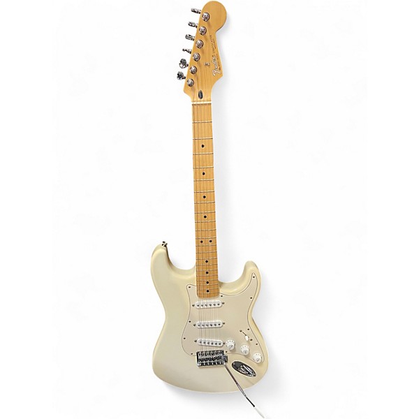 Used 2003 Fender Standard Stratocaster White Solid Body Electric Guitar