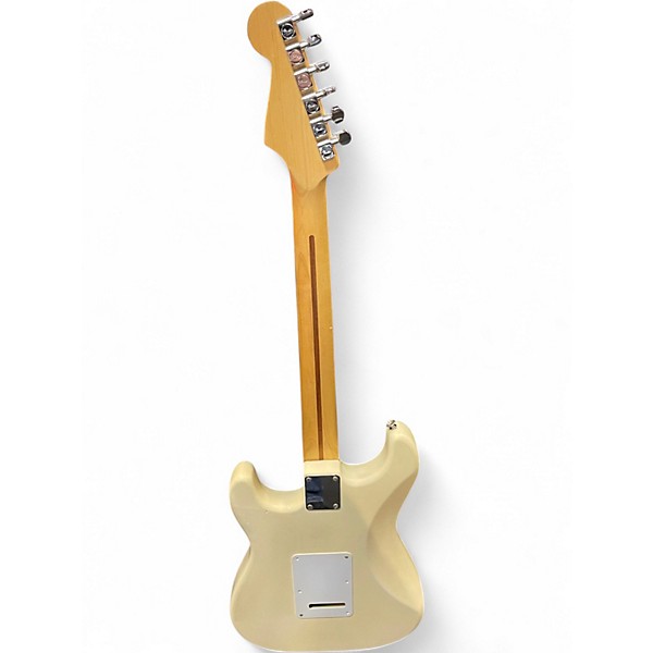 Used 2003 Fender Standard Stratocaster White Solid Body Electric Guitar