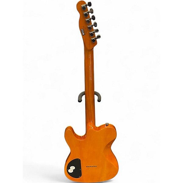 Used 2023 Fender Special Edition Custom Telecaster FMT HH Amber Solid Body Electric Guitar