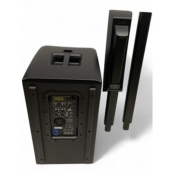 Used QSC KC12 3,000W Active 3-Way Column Loudspeaker - Black Sound Package