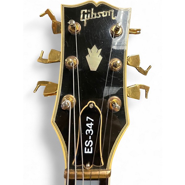 Vintage 1982 Gibson ES347 Brown Sunburst Hollow Body Electric Guitar