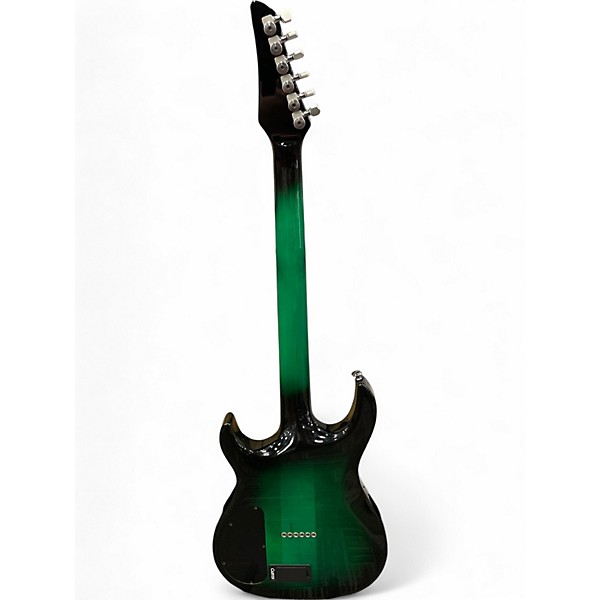 Used Carvin DC400 Custom Green Burst Solid Body Electric Guitar