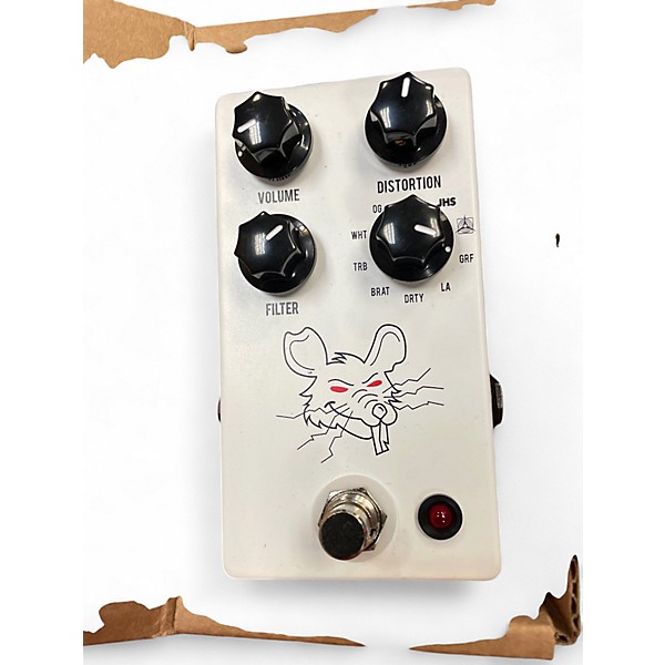 Used JHS Pedals packrat white Effect Pedal