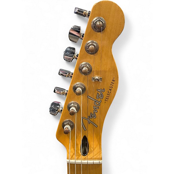 Used 2014 Fender Special Edition Deluxe Ash Telecaster Butterscotch Blonde Solid Body Electric Guitar