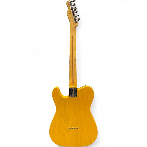 Used 2014 Fender Special Edition Deluxe Ash Telecaster Butterscotch Blonde Solid Body Electric Guitar