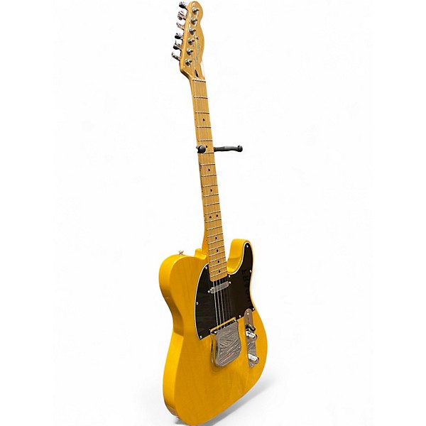 Used 2014 Fender Special Edition Deluxe Ash Telecaster Butterscotch Blonde Solid Body Electric Guitar