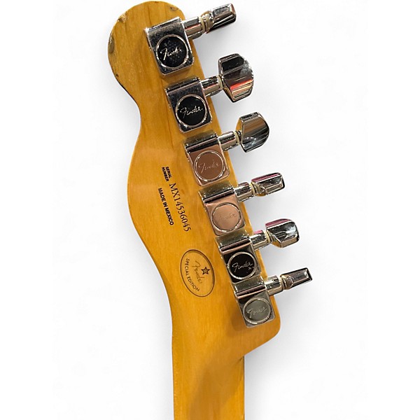 Used 2014 Fender Special Edition Deluxe Ash Telecaster Butterscotch Blonde Solid Body Electric Guitar