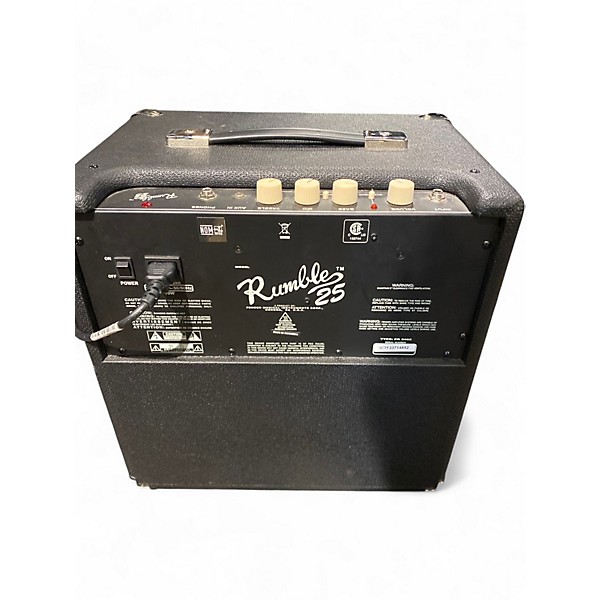 Used Fender Rumble 25 25W 1x10 Bass Combo Amp