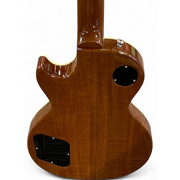 Used 2023 Gibson LES PAUAL STANDARD QUILT TOP Trans Amber Solid Body Electric Guitar