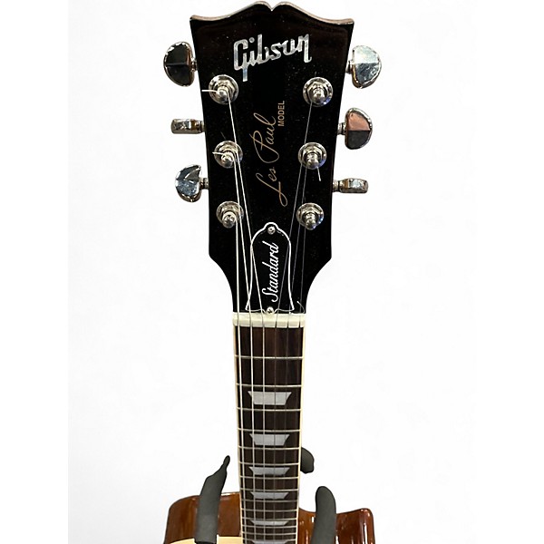 Used 2023 Gibson LES PAUAL STANDARD QUILT TOP Trans Amber Solid Body Electric Guitar