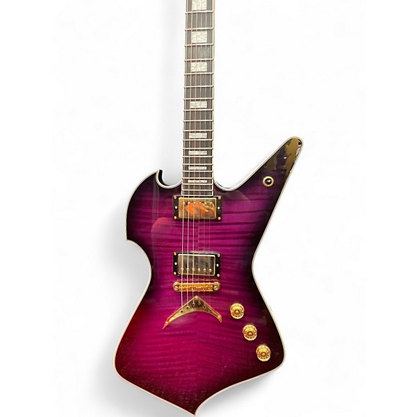 Used Carlino Identity Purple Burst Solid Body Electric Guitar