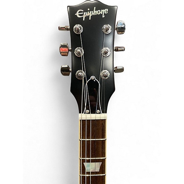 Used 2023 Epiphone KIRK HAMMETT GREENY LES PAUL LEMON BURST Solid Body Electric Guitar