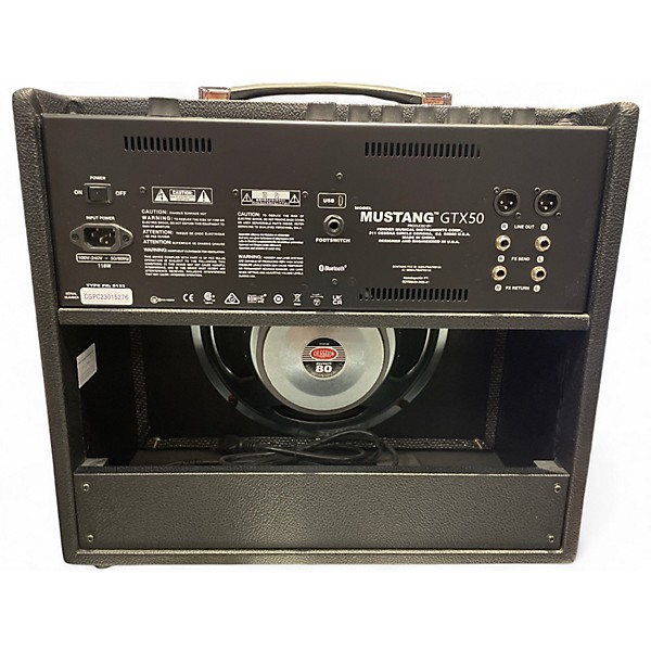 Used Fender GTX50 Mustang 1X12 Guitar Combo Amp