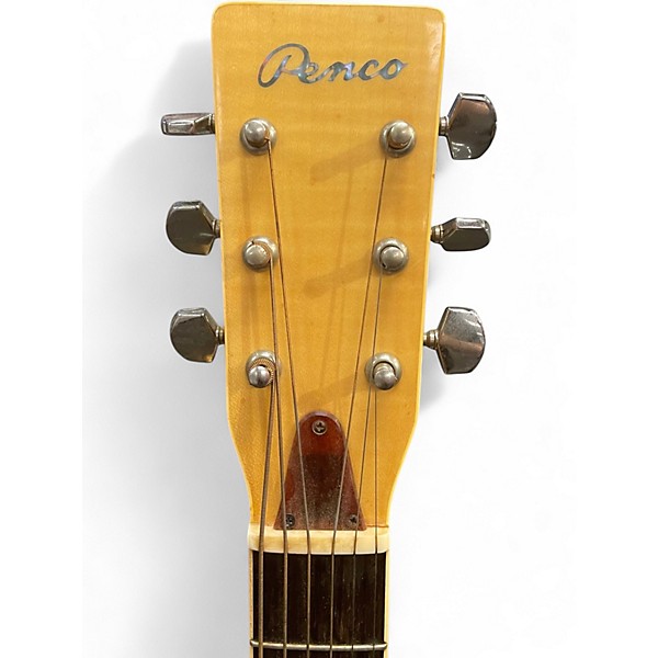 Vintage 1990s Penco A-14M Natural Acoustic Guitar