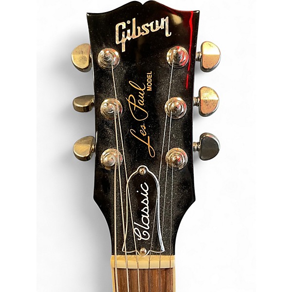 Used Gibson Les Paul Classic Ebony Solid Body Electric Guitar