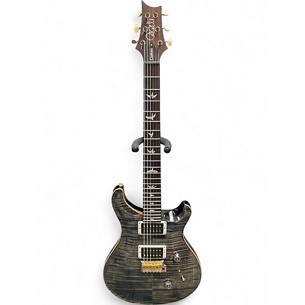 Used 2024 PRS Custom 24 10 Top Faded Whale Blue Solid Body Electric Guitar