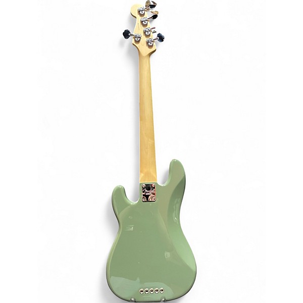 Used Fender American Professional Precision Bass V Green Electric Bass Guitar