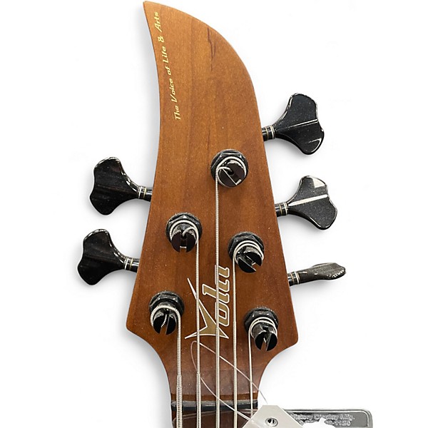 Used Vola VASTI 5 STRING Black and White Electric Bass Guitar