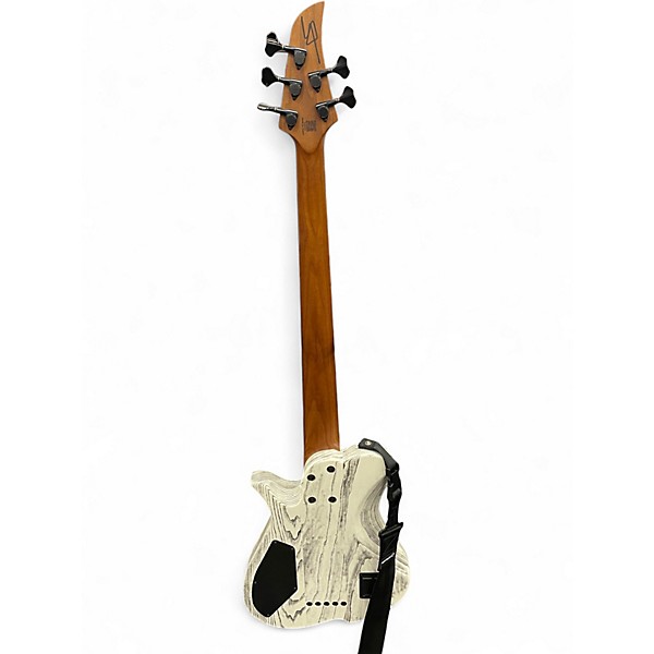 Used Vola VASTI 5 STRING Black and White Electric Bass Guitar