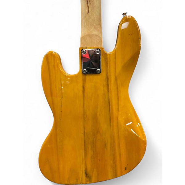 Used Glarry bass natural Electric Bass Guitar