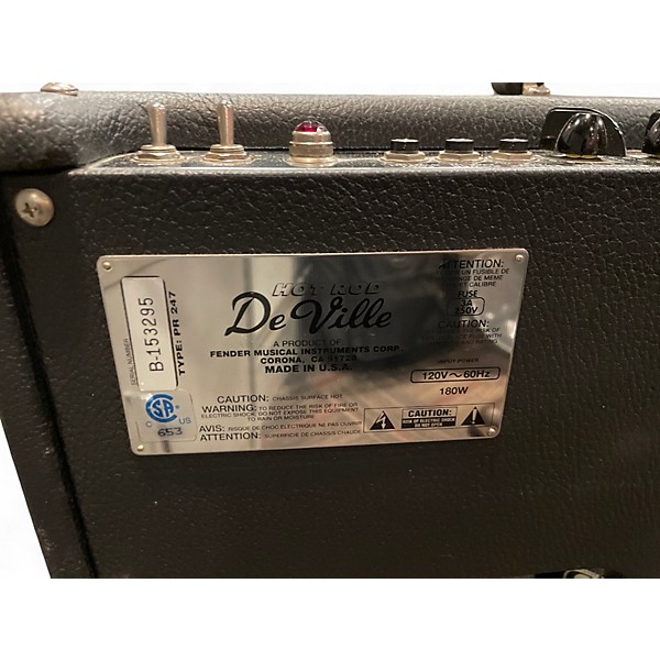 Used Fender Hot Rod Deville 60W 4x10 Tube Guitar Combo Amp